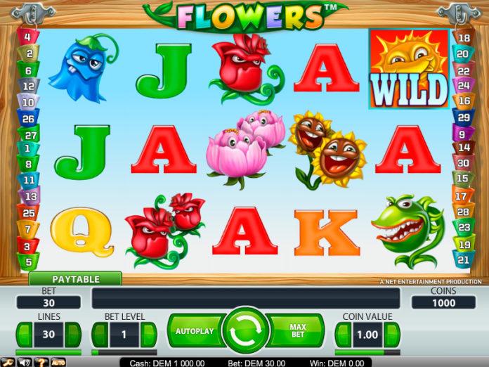 игровой автомат цветы
