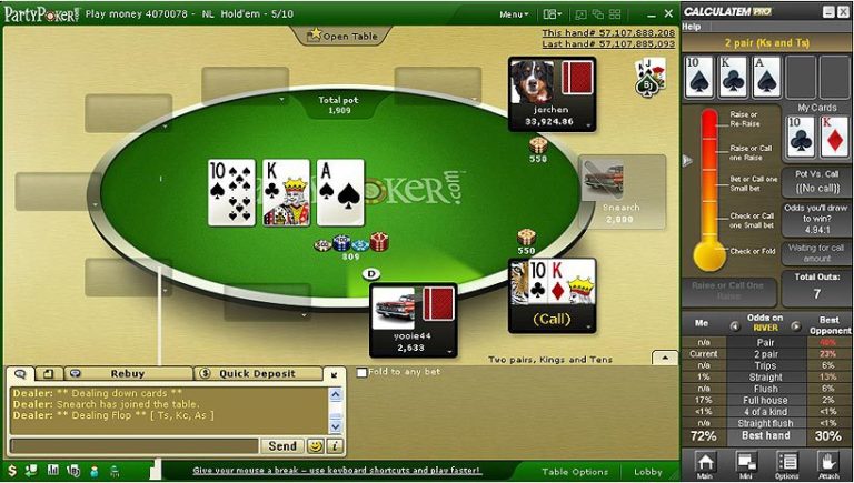 ауты в покере онлайн
